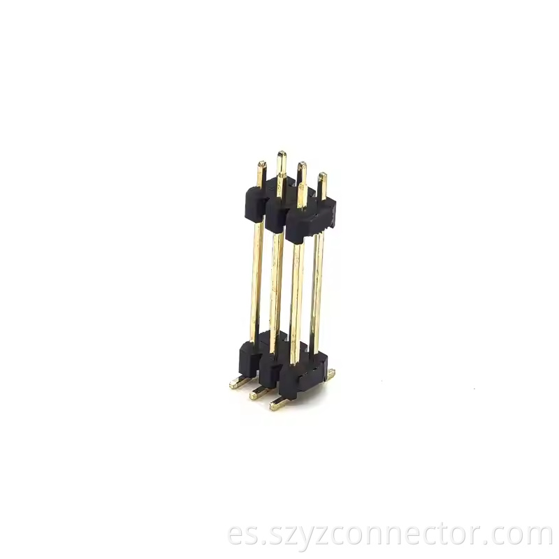 Encabezado de pasador de tono de 2.0 mm SMT SQ0.5 mm doble plástico H2.0 mm 23p (2) 2.0mm Pitch Pin Header Dual Row SMT SQ0.5mm Double Plastic H2.0mm 23P (2)